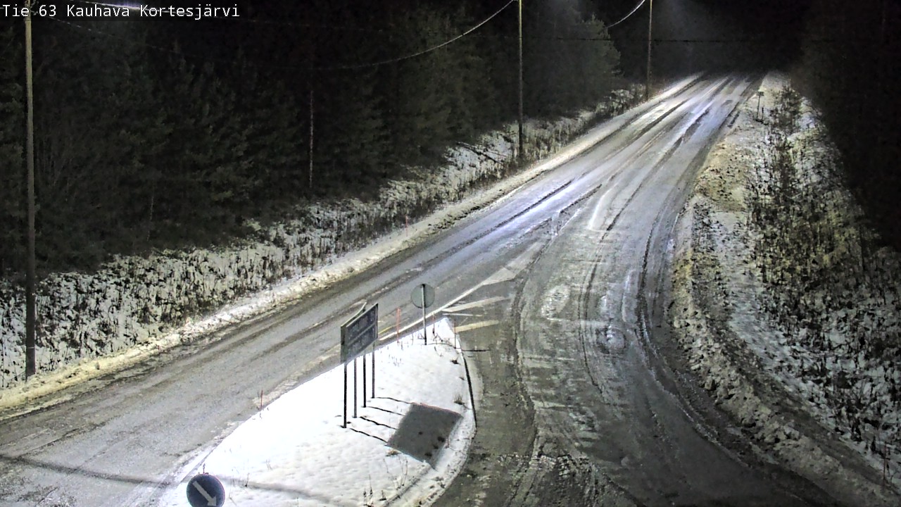 Weather Camera Image Road 63 Kauhava Kortesjärvi, Kauhava, Etelä-Pohjanmaa