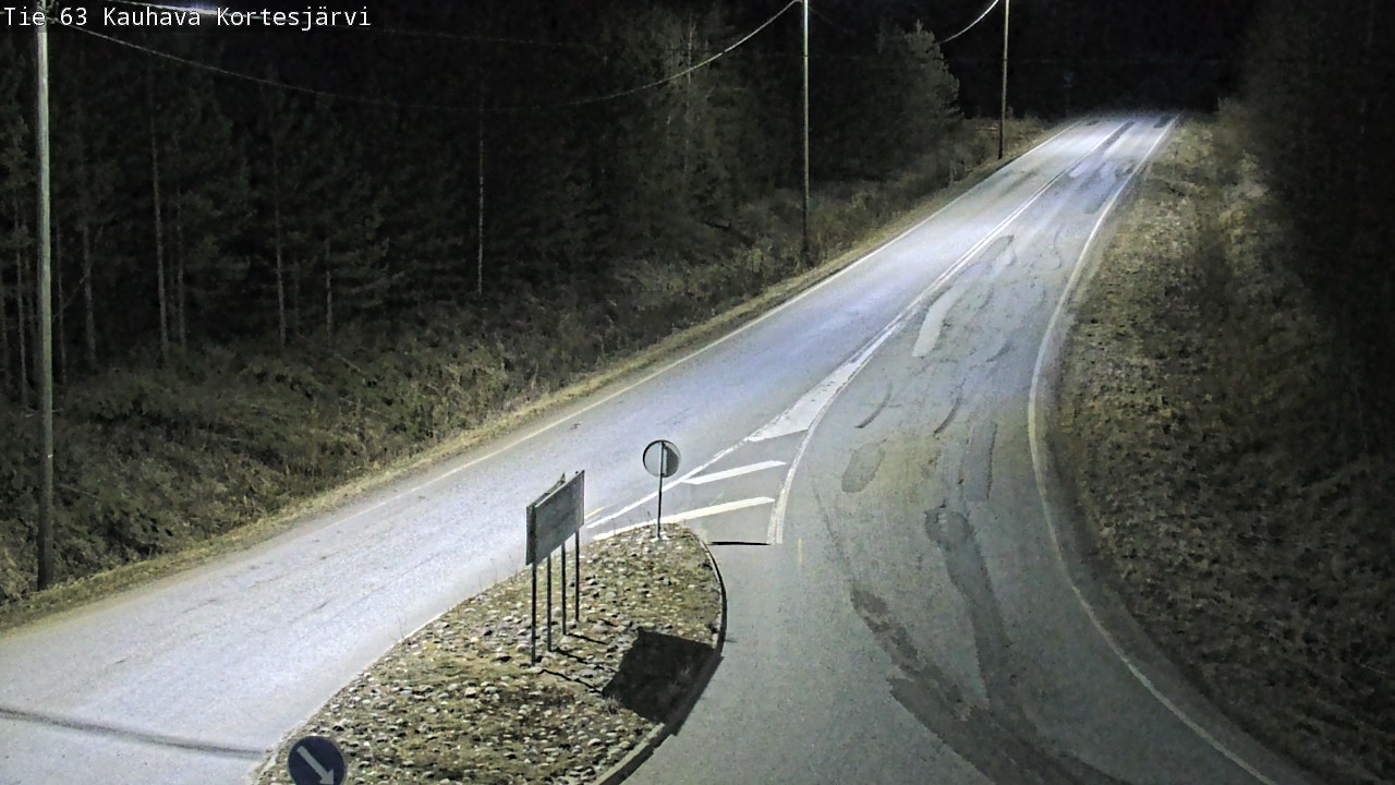 Weather Camera Image Road 63 Kauhava Kortesjärvi, Kauhava, Etelä-Pohjanmaa