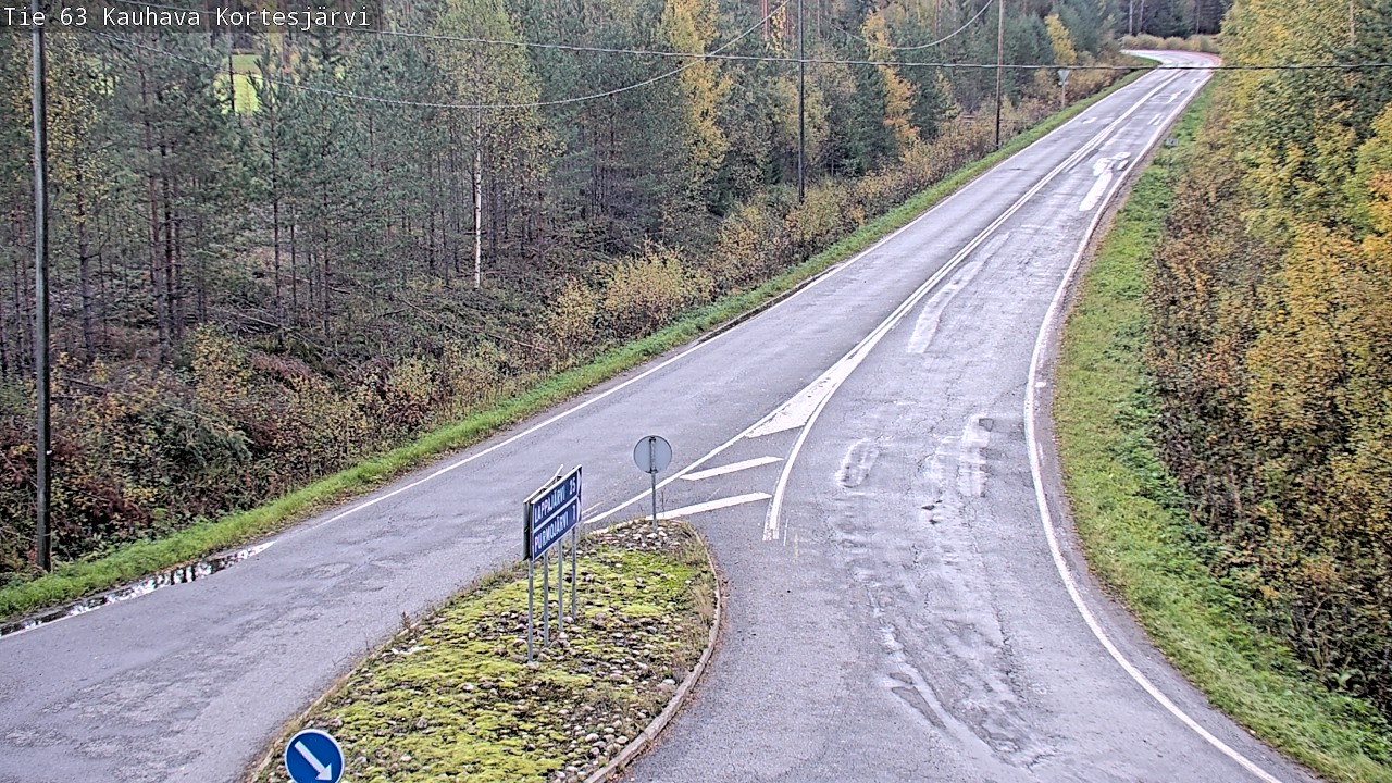 Weather Camera Image Road 63 Kauhava Kortesjärvi, Kauhava, Etelä-Pohjanmaa