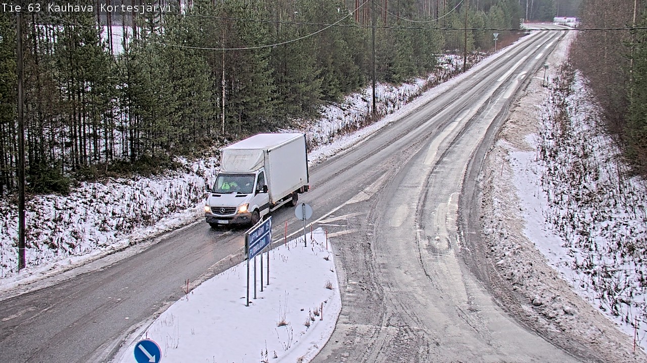 Weather Camera Image Road 63 Kauhava Kortesjärvi, Kauhava, Etelä-Pohjanmaa