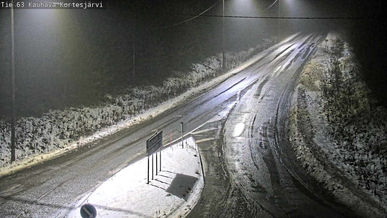 Weather Camera Image Road 63 Kauhava Kortesjärvi, Kauhava, Etelä-Pohjanmaa