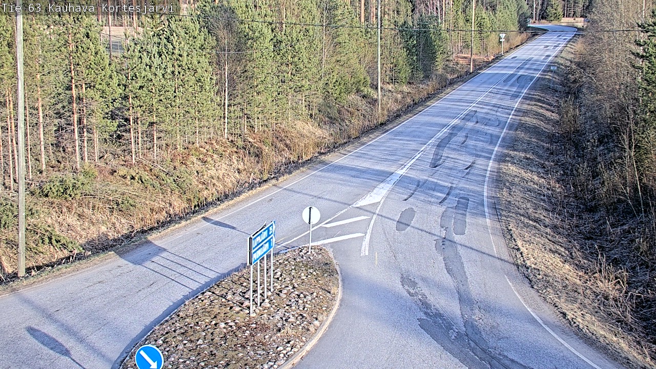 Weather Camera Image Road 63 Kauhava Kortesjärvi, Kauhava, Etelä-Pohjanmaa