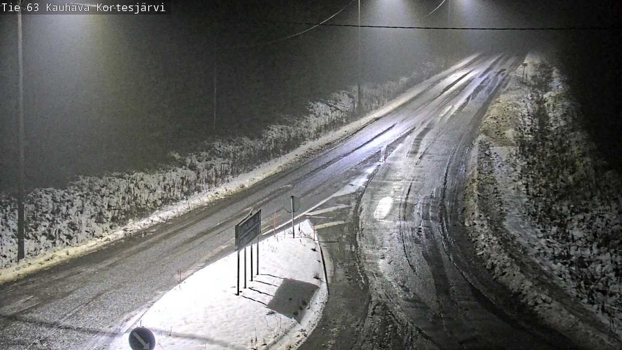 Weather Camera Image Road 63 Kauhava Kortesjärvi, Kauhava, Etelä-Pohjanmaa