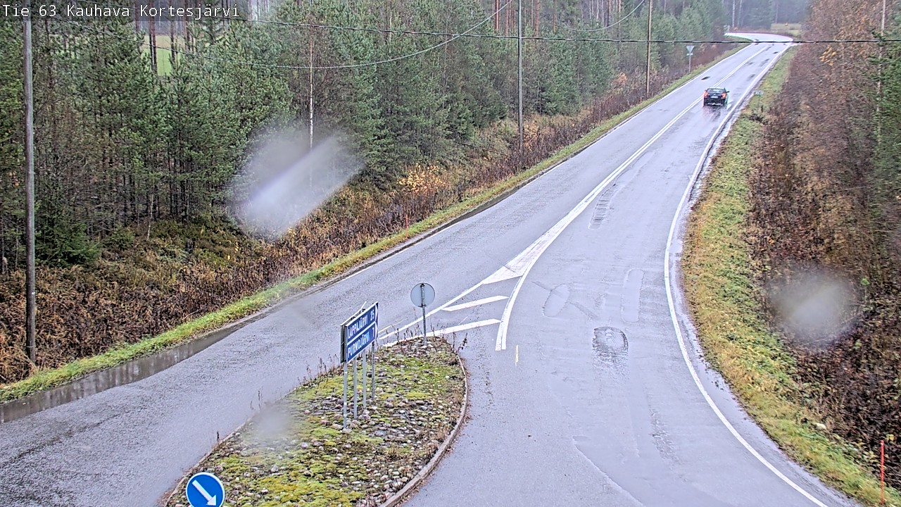 Weather Camera Image Road 63 Kauhava Kortesjärvi, Kauhava, Etelä-Pohjanmaa