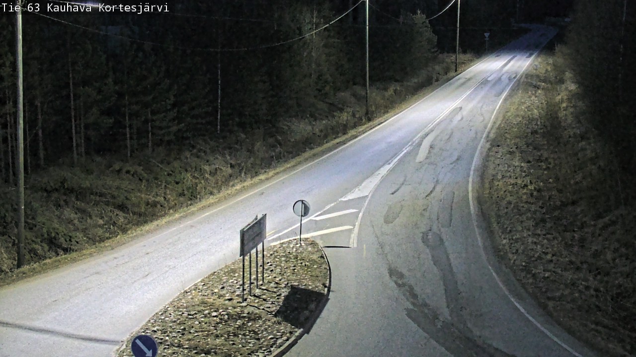 Weather Camera Image Road 63 Kauhava Kortesjärvi, Kauhava, Etelä-Pohjanmaa
