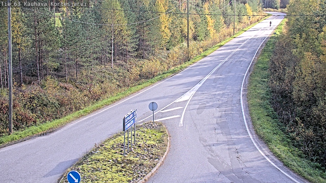 Weather Camera Image Road 63 Kauhava Kortesjärvi, Kauhava, Etelä-Pohjanmaa