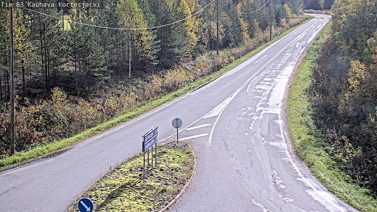 Weather Camera Image Road 63 Kauhava Kortesjärvi, Kauhava, Etelä-Pohjanmaa