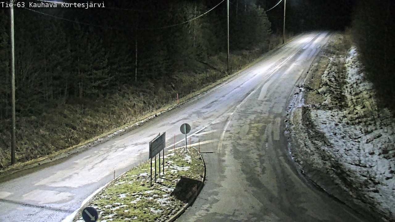 Weather Camera Image Väg 63 Kauhava Kortesjärvi, Kauhava, Etelä-Pohjanmaa