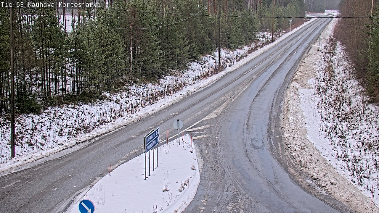 Weather Camera Image Road 63 Kauhava Kortesjärvi, Kauhava, Etelä-Pohjanmaa