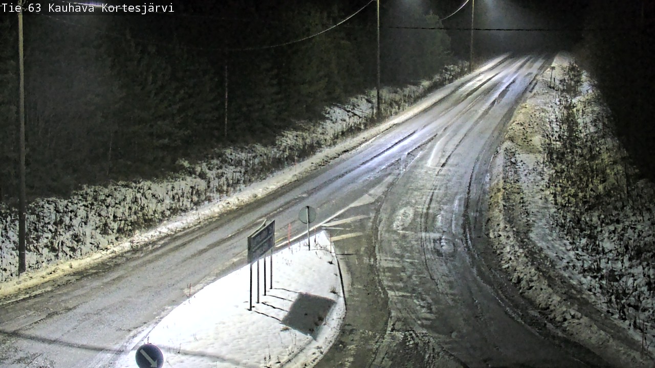 Weather Camera Image Road 63 Kauhava Kortesjärvi, Kauhava, Etelä-Pohjanmaa