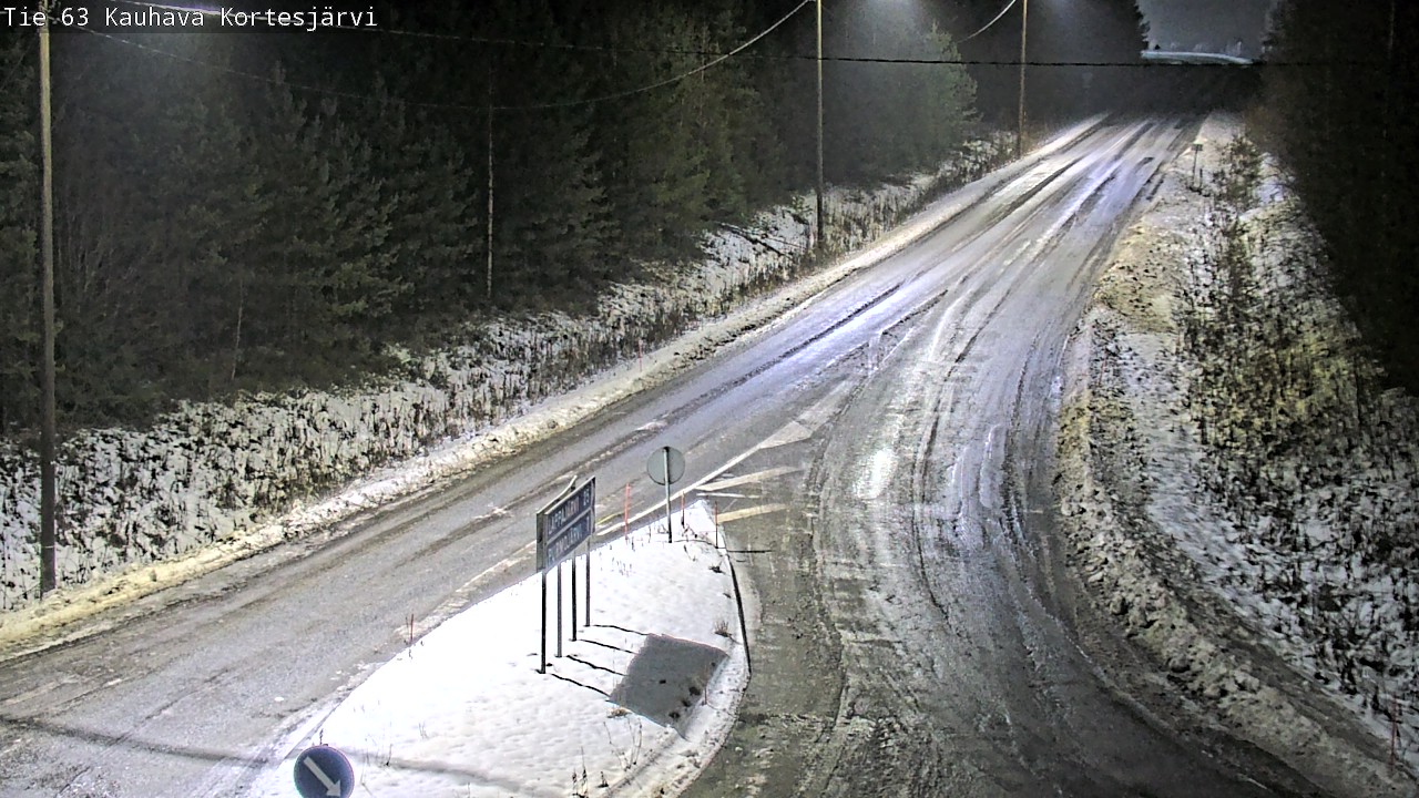 Weather Camera Image Road 63 Kauhava Kortesjärvi, Kauhava, Etelä-Pohjanmaa
