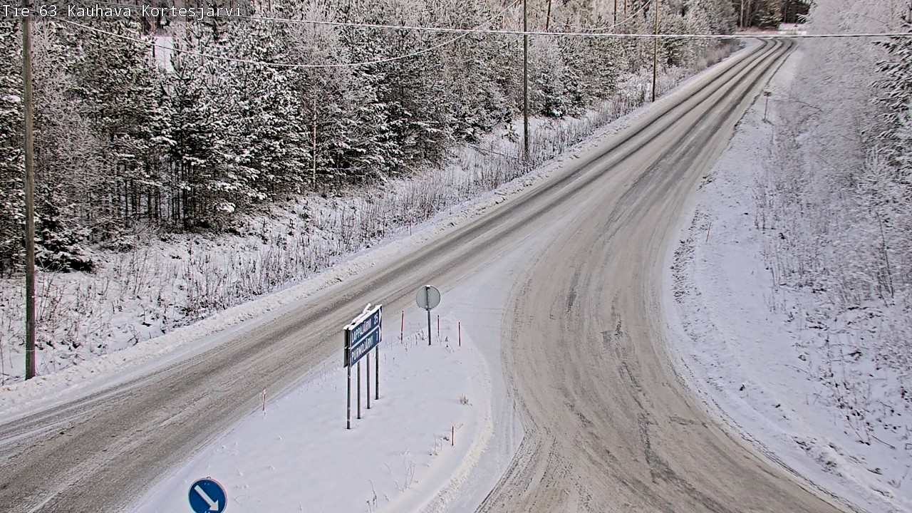 Weather Camera Image Road 63 Kauhava Kortesjärvi, Kauhava, Etelä-Pohjanmaa