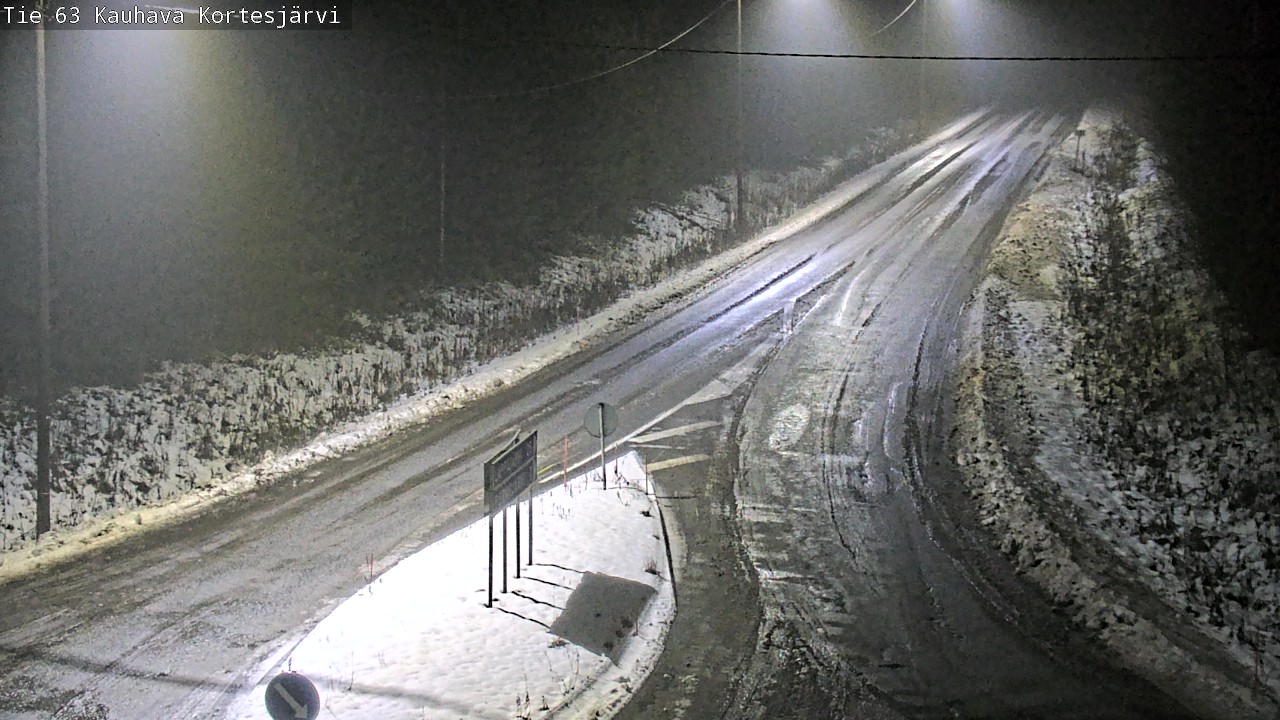 Weather Camera Image Road 63 Kauhava Kortesjärvi, Kauhava, Etelä-Pohjanmaa