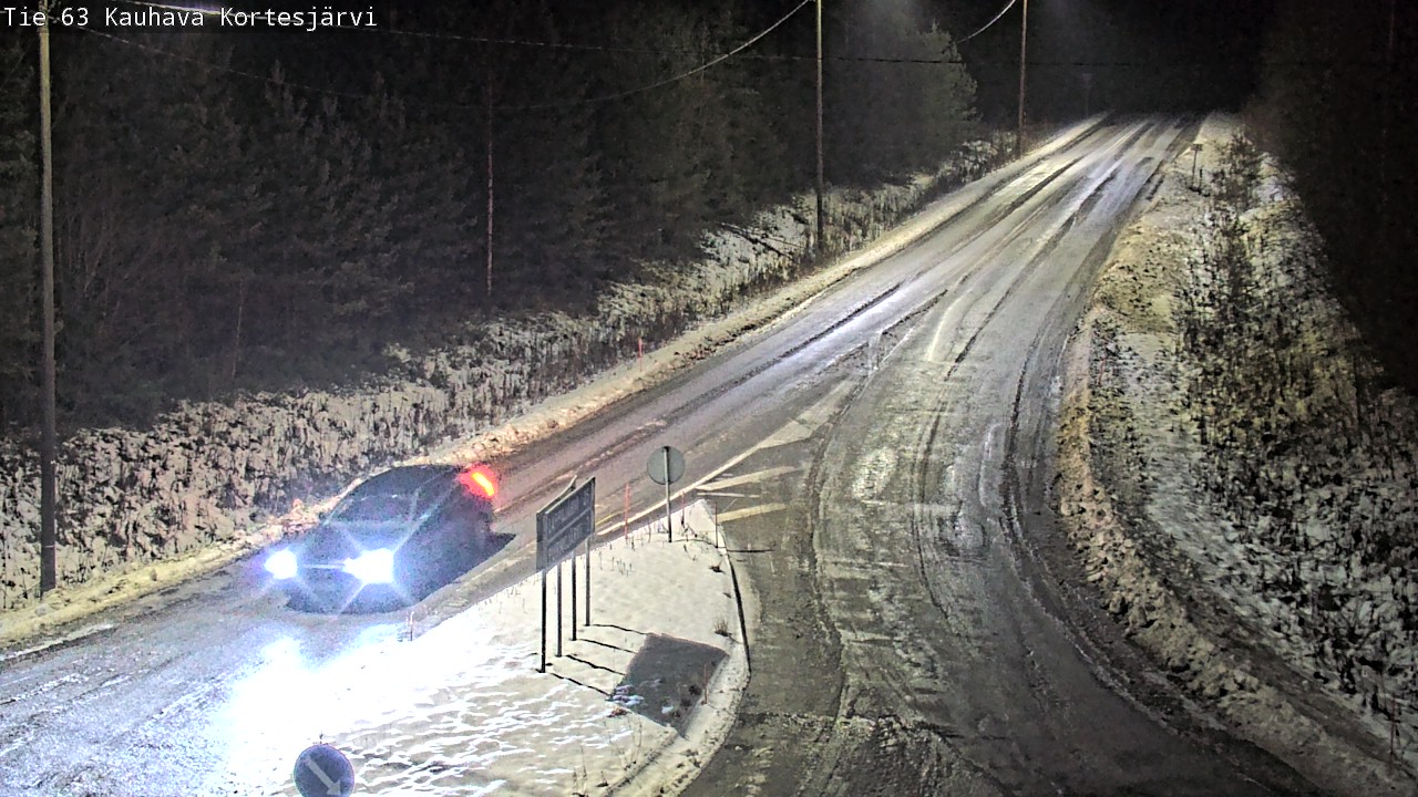 Weather Camera Image Road 63 Kauhava Kortesjärvi, Kauhava, Etelä-Pohjanmaa