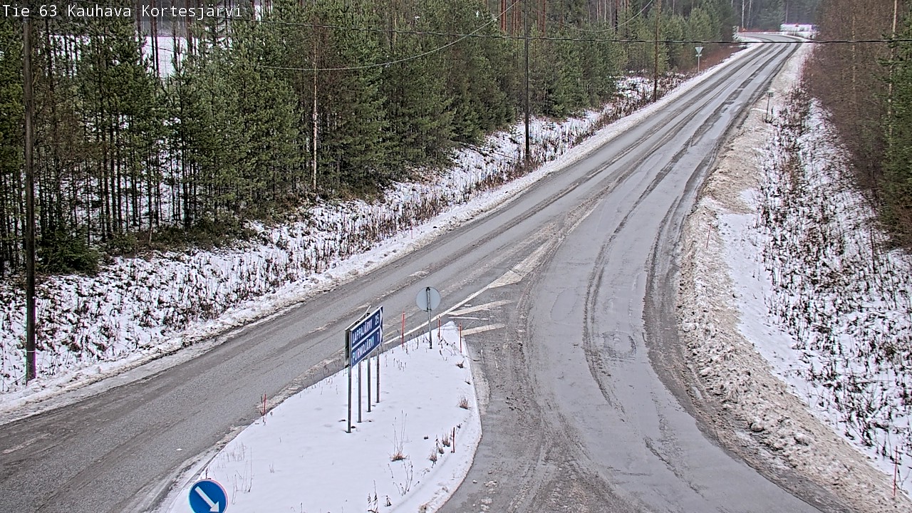 Weather Camera Image Road 63 Kauhava Kortesjärvi, Kauhava, Etelä-Pohjanmaa