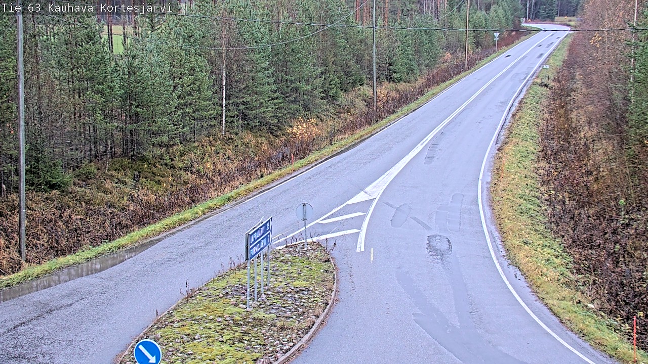 Weather Camera Image Road 63 Kauhava Kortesjärvi, Kauhava, Etelä-Pohjanmaa