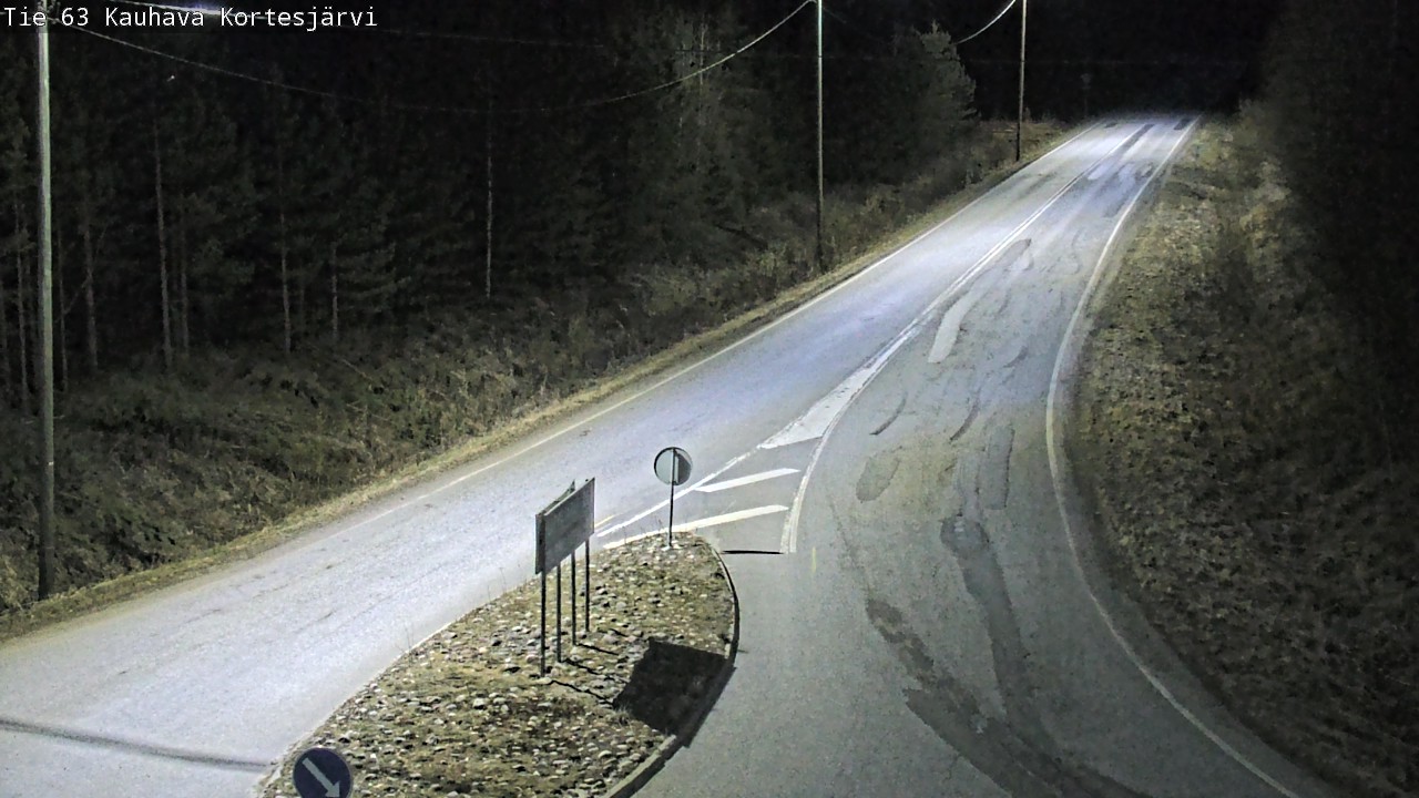 Weather Camera Image Road 63 Kauhava Kortesjärvi, Kauhava, Etelä-Pohjanmaa