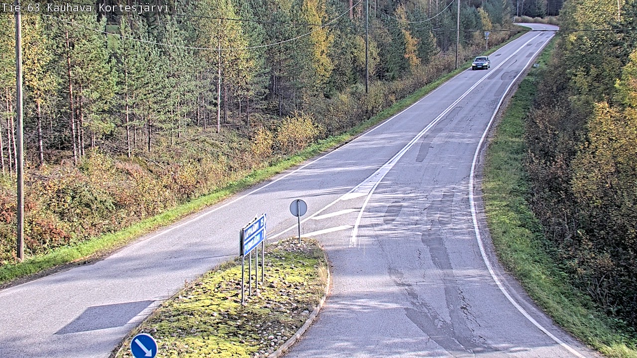 Weather Camera Image Road 63 Kauhava Kortesjärvi, Kauhava, Etelä-Pohjanmaa
