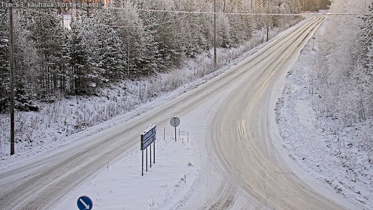 Weather Camera Image Road 63 Kauhava Kortesjärvi, Kauhava, Etelä-Pohjanmaa