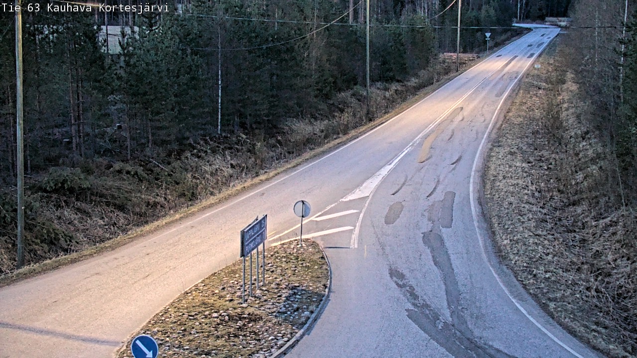 Weather Camera Image Road 63 Kauhava Kortesjärvi, Kauhava, Etelä-Pohjanmaa