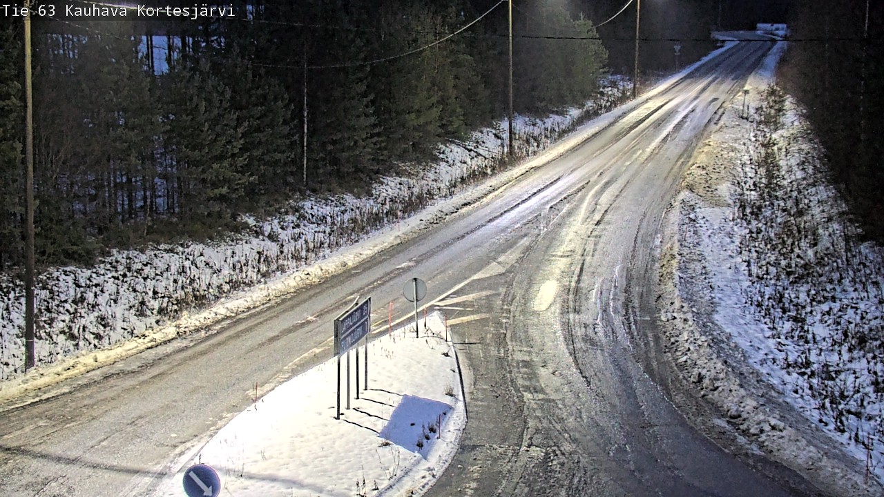Weather Camera Image Road 63 Kauhava Kortesjärvi, Kauhava, Etelä-Pohjanmaa