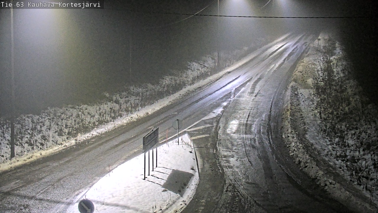 Weather Camera Image Road 63 Kauhava Kortesjärvi, Kauhava, Etelä-Pohjanmaa