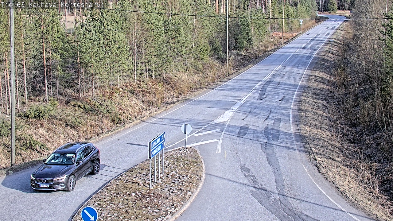 Weather Camera Image Road 63 Kauhava Kortesjärvi, Kauhava, Etelä-Pohjanmaa