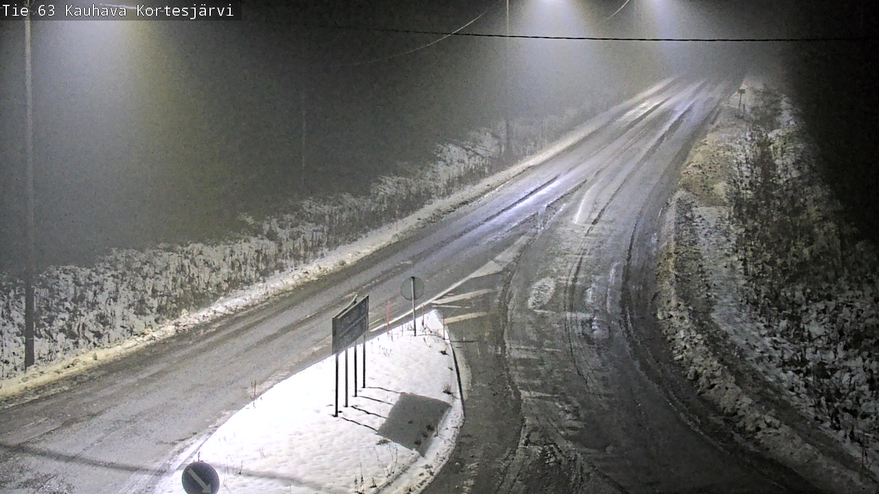 Weather Camera Image Road 63 Kauhava Kortesjärvi, Kauhava, Etelä-Pohjanmaa