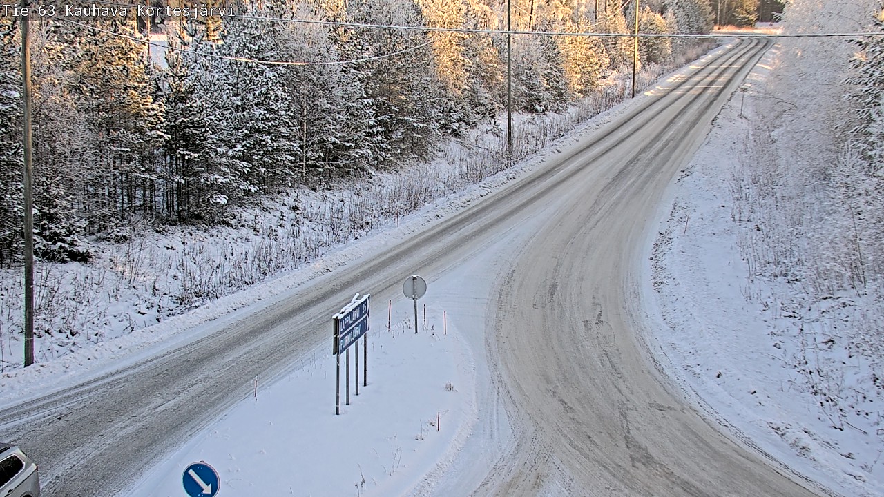 Weather Camera Image Road 63 Kauhava Kortesjärvi, Kauhava, Etelä-Pohjanmaa