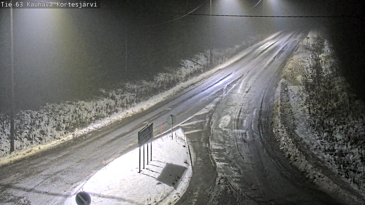 Weather Camera Image Road 63 Kauhava Kortesjärvi, Kauhava, Etelä-Pohjanmaa