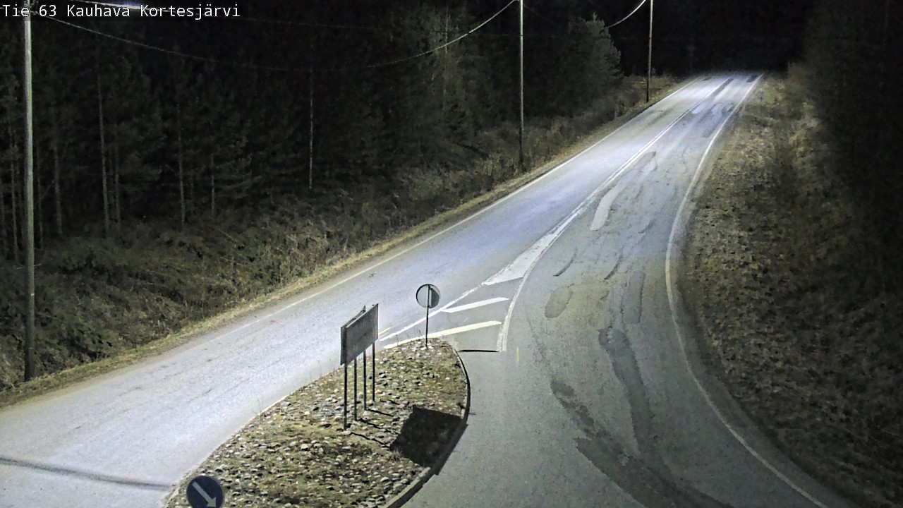 Weather Camera Image Road 63 Kauhava Kortesjärvi, Kauhava, Etelä-Pohjanmaa