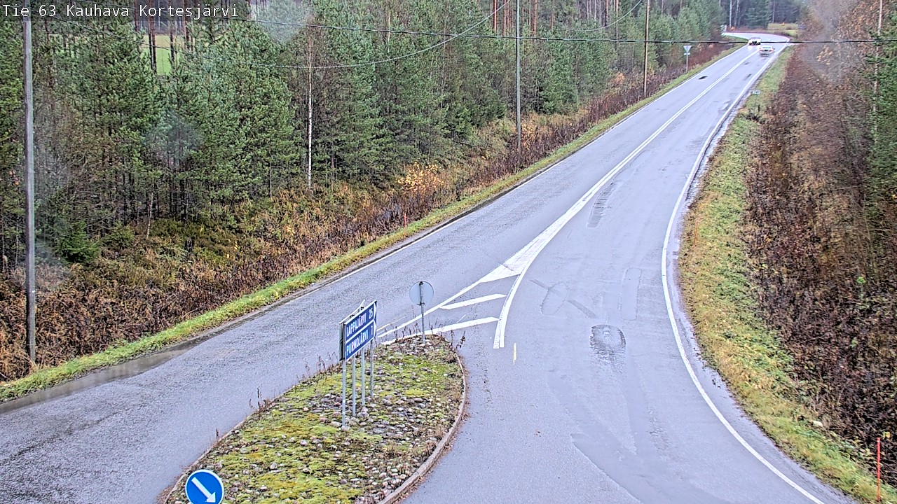 Weather Camera Image Road 63 Kauhava Kortesjärvi, Kauhava, Etelä-Pohjanmaa
