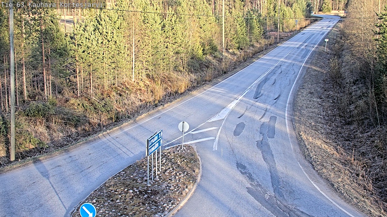 Weather Camera Image Road 63 Kauhava Kortesjärvi, Kauhava, Etelä-Pohjanmaa