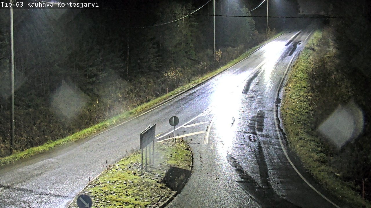 Weather Camera Image Road 63 Kauhava Kortesjärvi, Kauhava, Etelä-Pohjanmaa