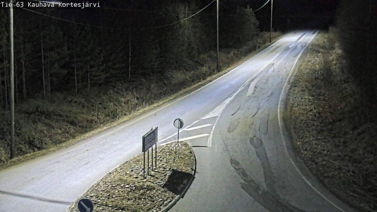 Weather Camera Image Road 63 Kauhava Kortesjärvi, Kauhava, Etelä-Pohjanmaa