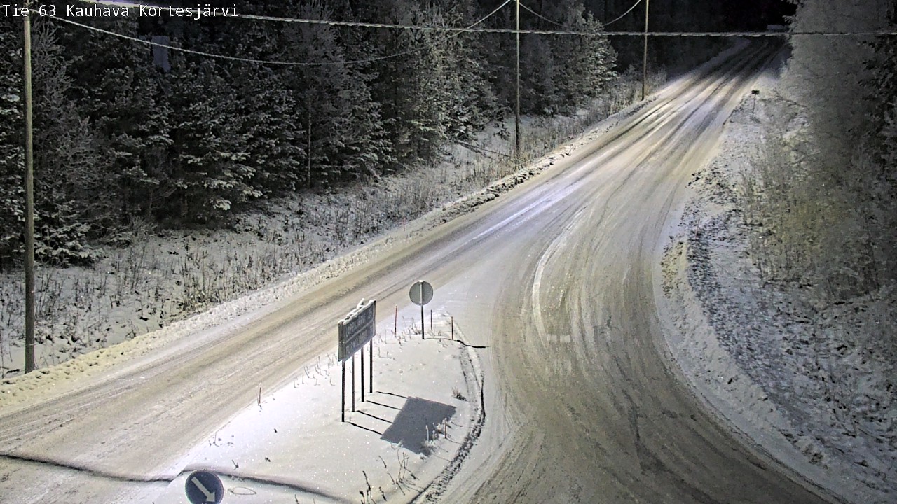 Weather Camera Image Road 63 Kauhava Kortesjärvi, Kauhava, Etelä-Pohjanmaa
