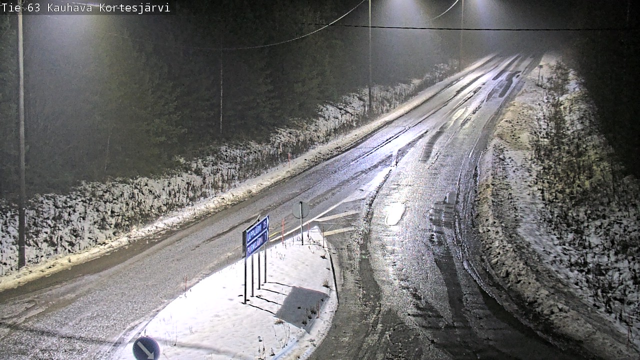 Weather Camera Image Road 63 Kauhava Kortesjärvi, Kauhava, Etelä-Pohjanmaa