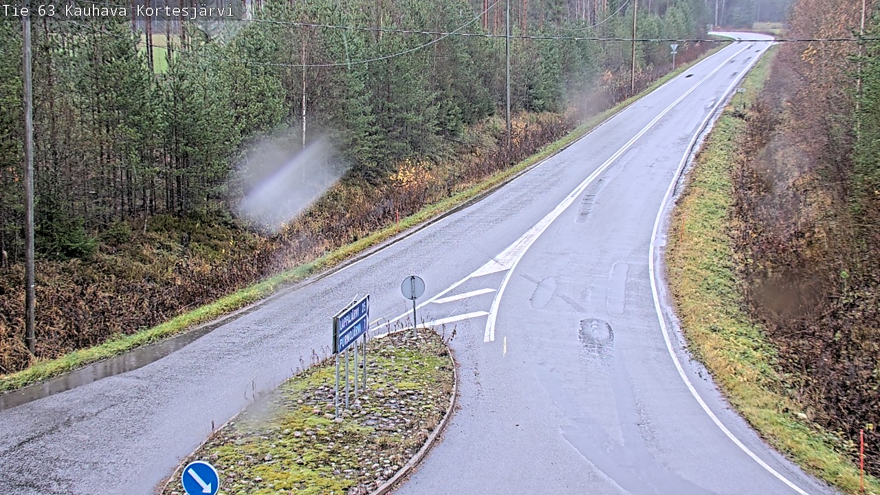Weather Camera Image Road 63 Kauhava Kortesjärvi, Kauhava, Etelä-Pohjanmaa