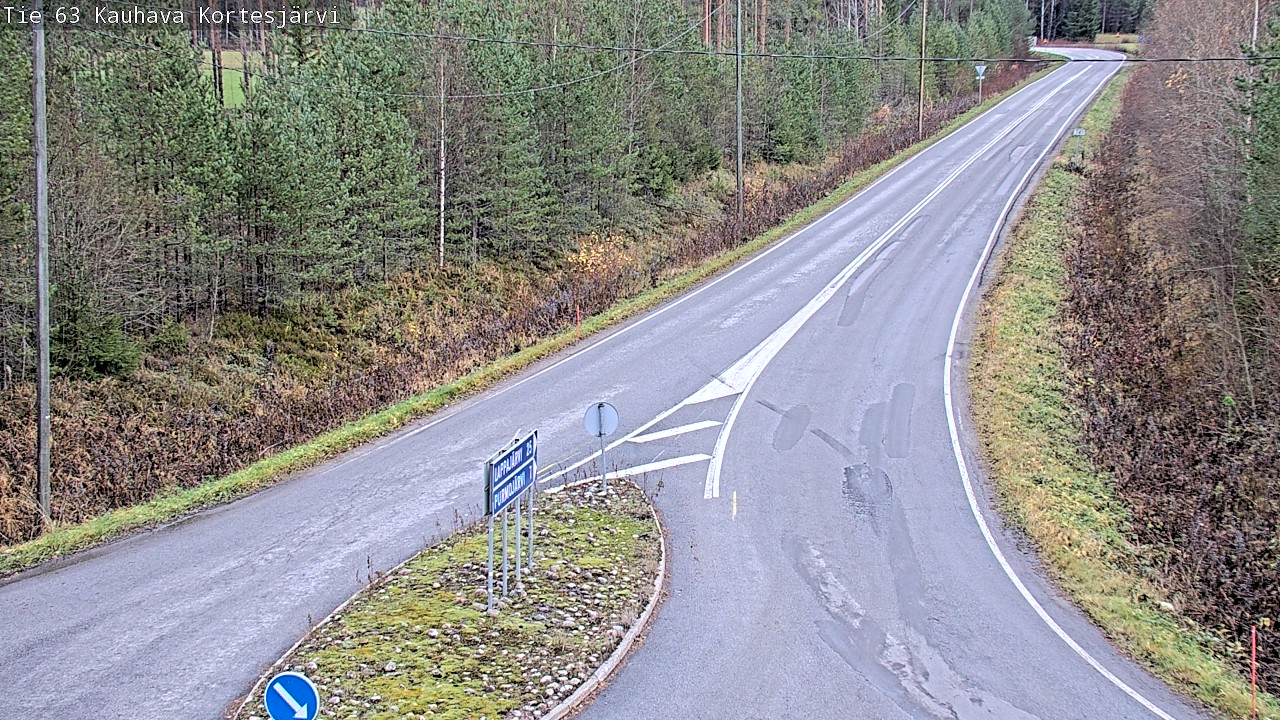 Weather Camera Image Väg 63 Kauhava Kortesjärvi, Kauhava, Etelä-Pohjanmaa