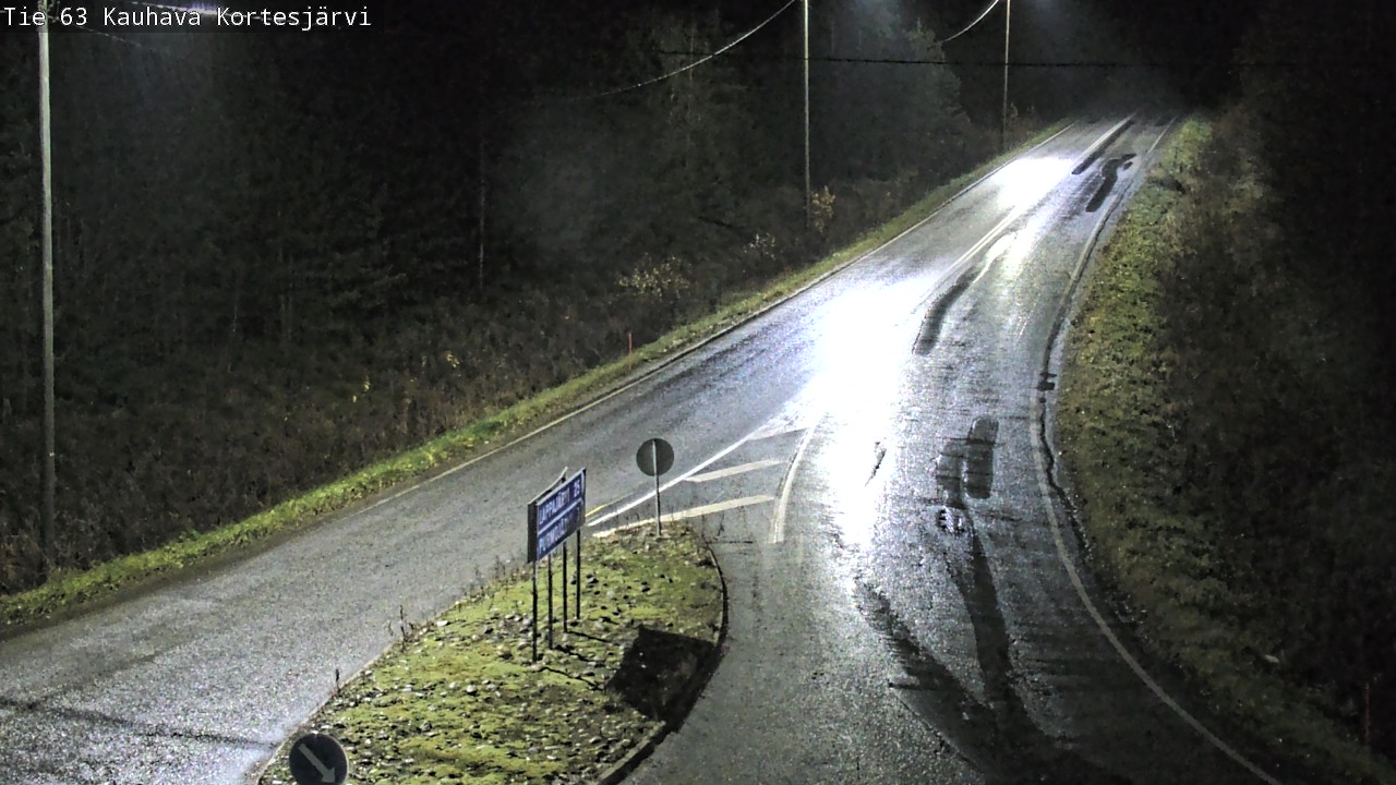 Weather Camera Image Road 63 Kauhava Kortesjärvi, Kauhava, Etelä-Pohjanmaa