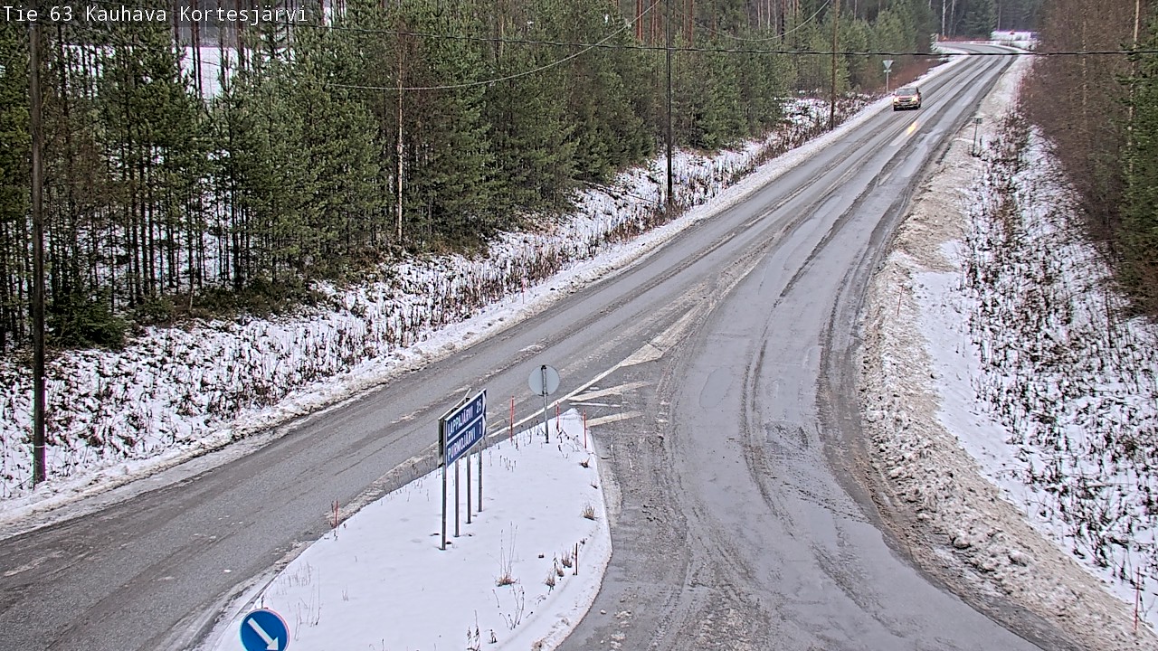 Weather Camera Image Road 63 Kauhava Kortesjärvi, Kauhava, Etelä-Pohjanmaa