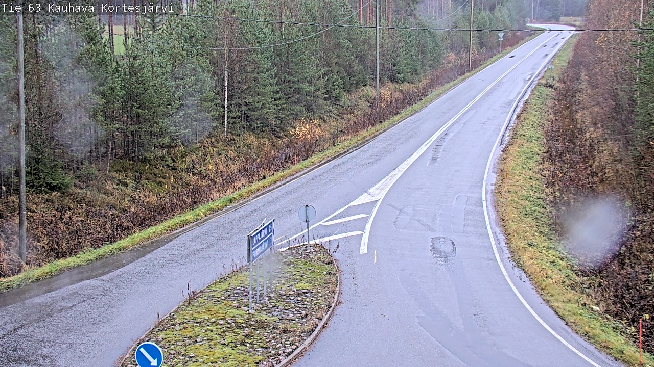 Weather Camera Image Road 63 Kauhava Kortesjärvi, Kauhava, Etelä-Pohjanmaa