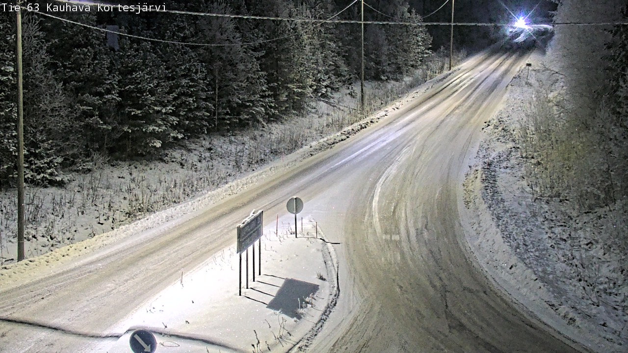 Weather Camera Image Road 63 Kauhava Kortesjärvi, Kauhava, Etelä-Pohjanmaa