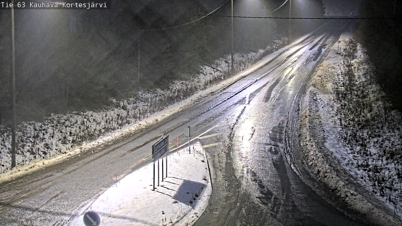 Weather Camera Image Road 63 Kauhava Kortesjärvi, Kauhava, Etelä-Pohjanmaa