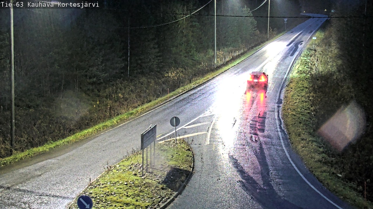 Weather Camera Image Road 63 Kauhava Kortesjärvi, Kauhava, Etelä-Pohjanmaa