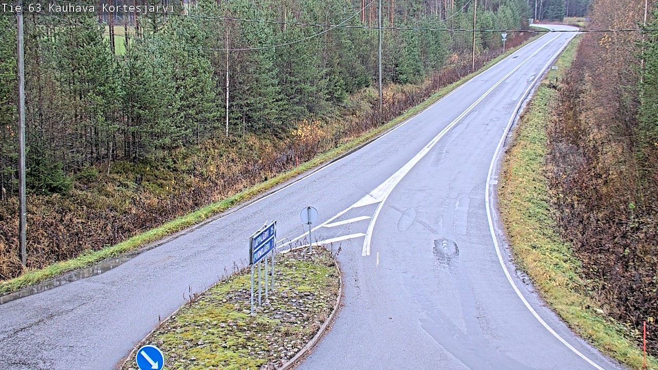 Weather Camera Image Road 63 Kauhava Kortesjärvi, Kauhava, Etelä-Pohjanmaa