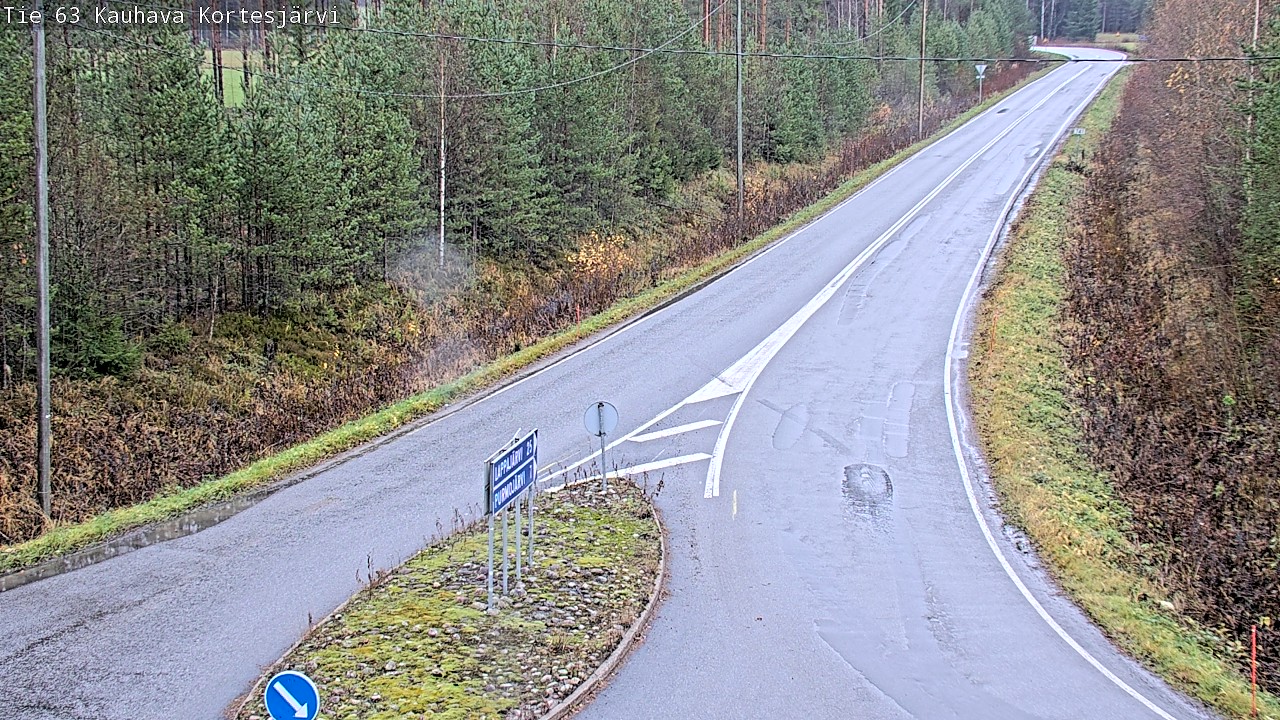 Weather Camera Image Road 63 Kauhava Kortesjärvi, Kauhava, Etelä-Pohjanmaa