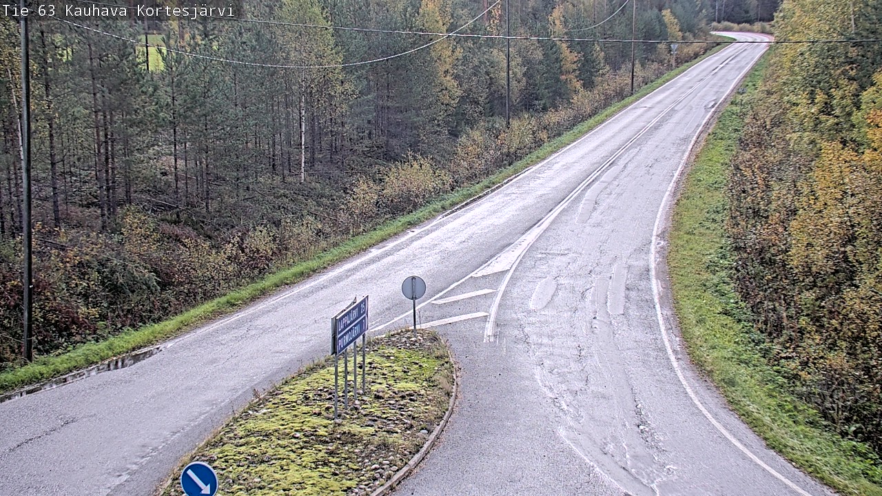 Weather Camera Image Road 63 Kauhava Kortesjärvi, Kauhava, Etelä-Pohjanmaa
