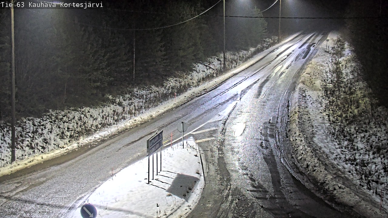 Weather Camera Image Road 63 Kauhava Kortesjärvi, Kauhava, Etelä-Pohjanmaa