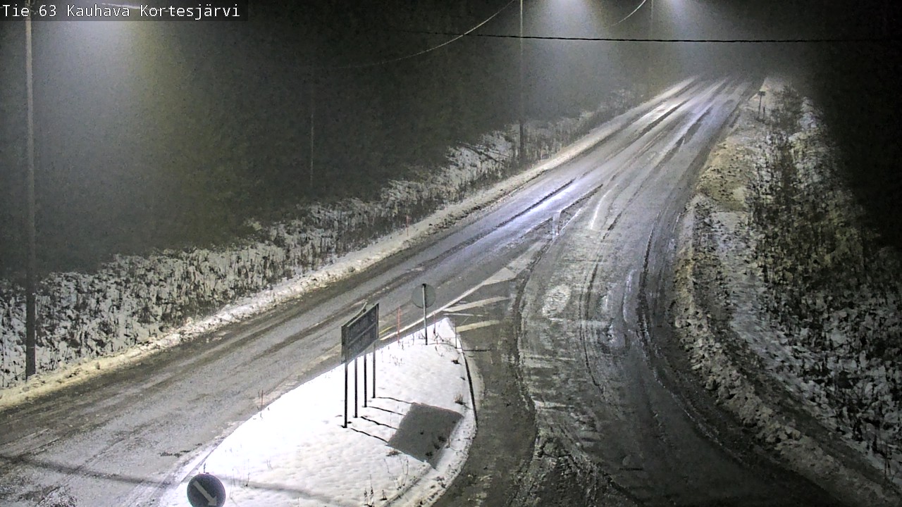 Weather Camera Image Road 63 Kauhava Kortesjärvi, Kauhava, Etelä-Pohjanmaa
